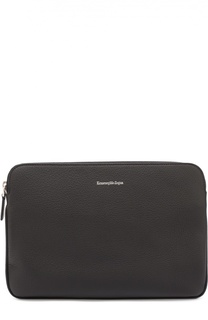 Кожаная папка для бумаг на молнии Ermenegildo Zegna