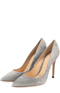 Замшевые туфли Gianvito 105 на шпильке Gianvito Rossi