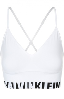 Бралетт с логотипом бренда Calvin Klein