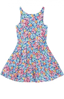Платье из хлопка с цветочным принтом Polo Ralph Lauren
