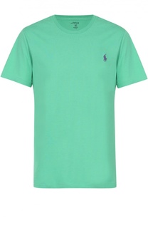 Хлопковая футболка с круглым вырезом Polo Ralph Lauren