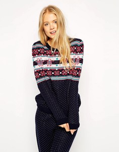 Рождественский джемпер с эскимосским узором фэйр-айл ASOS - Мульти