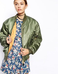 Куртка-пилот ASOS Reclaimed Vintage Flying - Зеленый