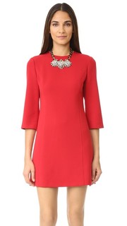 Свободное платье Gem с рукавами три четверти Alice + Olivia