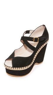 Сандалии на танкетке и платформе Terrace Free People
