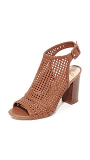 Ботильоны с открытым носком Эви ткани Sam Edelman