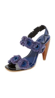 Сандалии с люверсами Freya Tory Burch