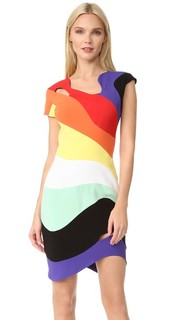 Платье Rainbow с короткими рукавами Mugler