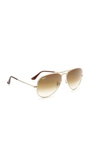 Крупные солнцезащитные очки авиаторы Ray Ban