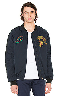 Quilted embroidered bomber jacket - Scotch &amp; Soda