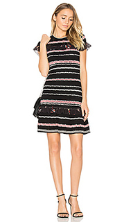 Short sleeve ruffle mini dress - Red Valentino