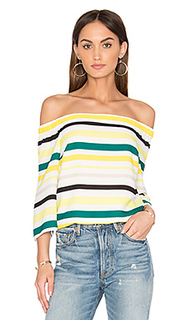 Cold shoulder striped top - 1. STATE