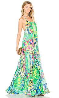Long watercolor dress - ROCOCO SAND