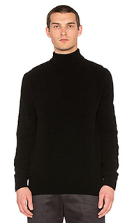 Mockneck knit sweater - Maiden Noir