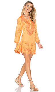 Silk long sleeve beach dress - juliet dunn
