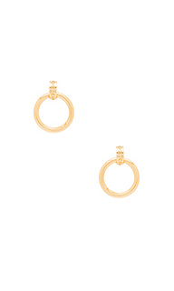 Evil eye statement hoop earrings - Luv AJ