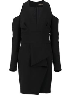 приталенное платье с глубоким V-образным вырезом Alexandre Vauthier