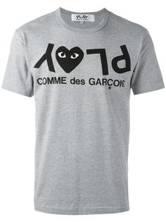 футболка с принтом-логотипом Comme Des Garçons Play