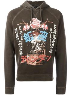 толстовка Back in Nagasaki с капюшоном Dsquared2