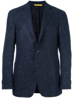 кашемировый однобортный блейзер Canali