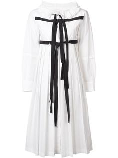 плиссированное платье  с контрастными лямками Tsumori Chisato
