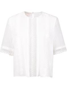блузка с вышивкой Giambattista Valli