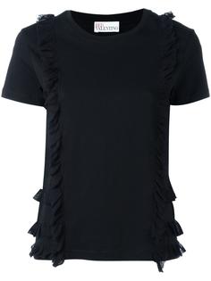 футболка с оборками Red Valentino