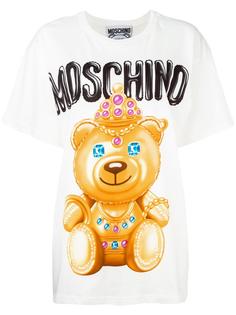 футболка с принтом Moschino