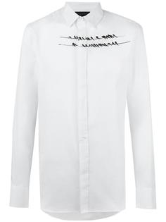 birds print shirt Ann Demeulemeester Grise