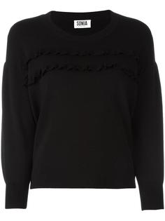 ruffled detailing sweatshirt Sonia By Sonia Rykiel