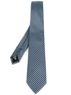 галстук с полосатым узором Armani Collezioni