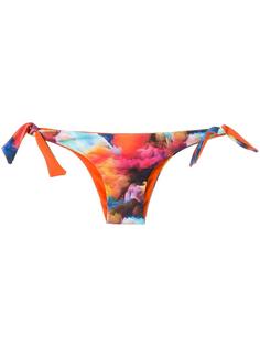 printed bikini bottoms Blue Man