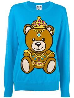 джемпер с медведем Moschino