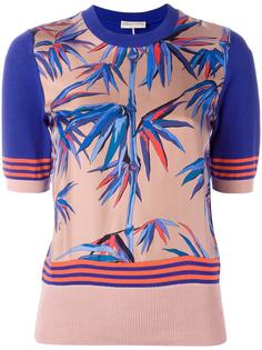 топ с растительным принтом Emilio Pucci