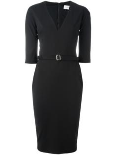 fitted V-neck dress Victoria Beckham