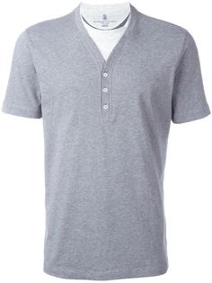 футболка с V-образным вырезом Brunello Cucinelli