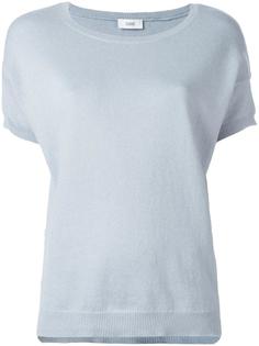 boat neck knitted top Closed