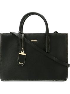 сумка-тоут с простроченной отделкой DKNY