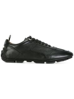 перфорированные фактурные кроссовки со шнуровкой  Bally