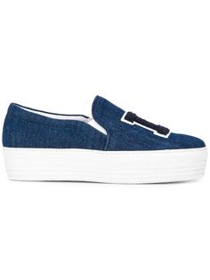 LA patch slip-on sneakers Joshua Sanders