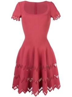 zigzag filet Carre dress Alaïa