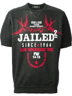 футболка с принтом Jailed2 Dsquared2