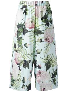 брюки с растительно-цветочным рисунком Antonio Marras