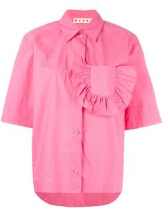 ruffle pocket shirt Marni