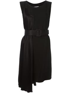 платье с асимметричным подолом Mm6 Maison Margiela