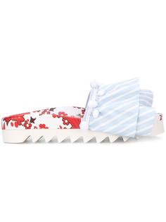floral print flip flops Joshua Sanders