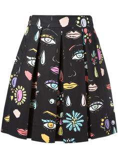 юбка с рисунком Beauty Boutique Moschino