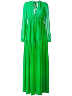 V neck gown Rochas