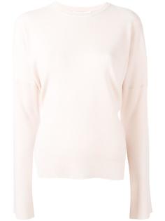 slit sleeved knitted blouse Tibi