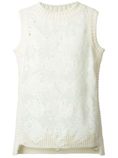 ажурный вязаный топ Ermanno Scervino